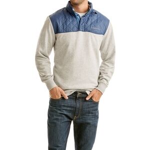 Vineyard Vines Performance Snap Placket Quilted Pullover Size Medium